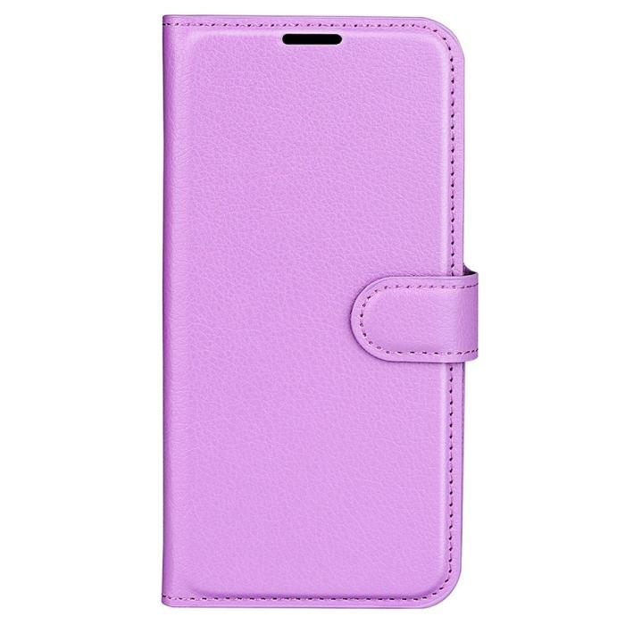 Bild 5, Samsung Galaxy S23 Plus Fodral Litchi Läder Lila