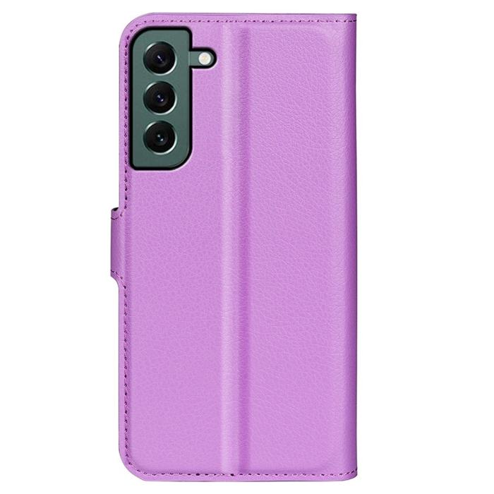 Bild 6, Samsung Galaxy S23 Plus Fodral Litchi Läder Lila