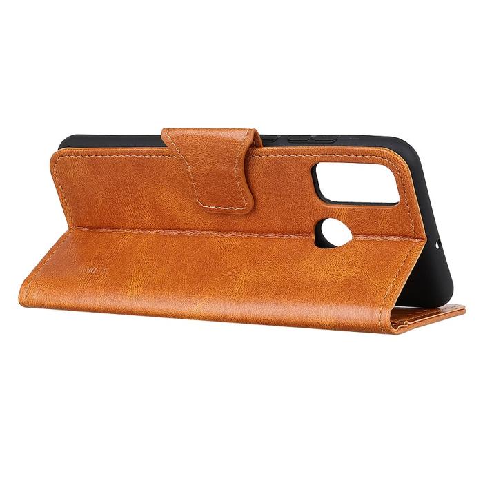 Bild 3, Xiaomi Redmi 9C Fodral Crazy Horse Läder Brun