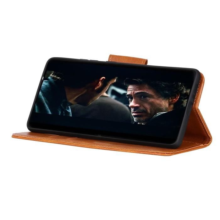 Bild 5, Xiaomi Redmi 9C Fodral Crazy Horse Läder Brun