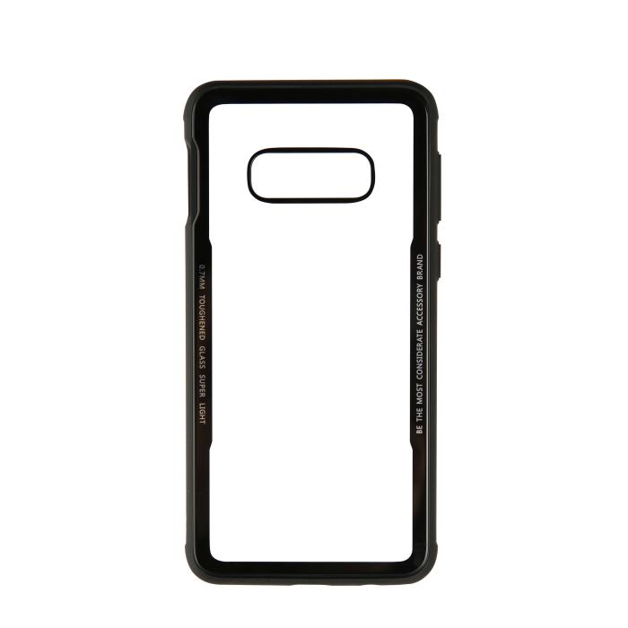 Bild 1, GEAR Samsung Galaxy S10e Mobilskal Härdat Glas Svart