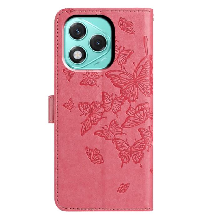 Bild 5, Honor 400 Lite Fodral Fjäril Tryck Rosa