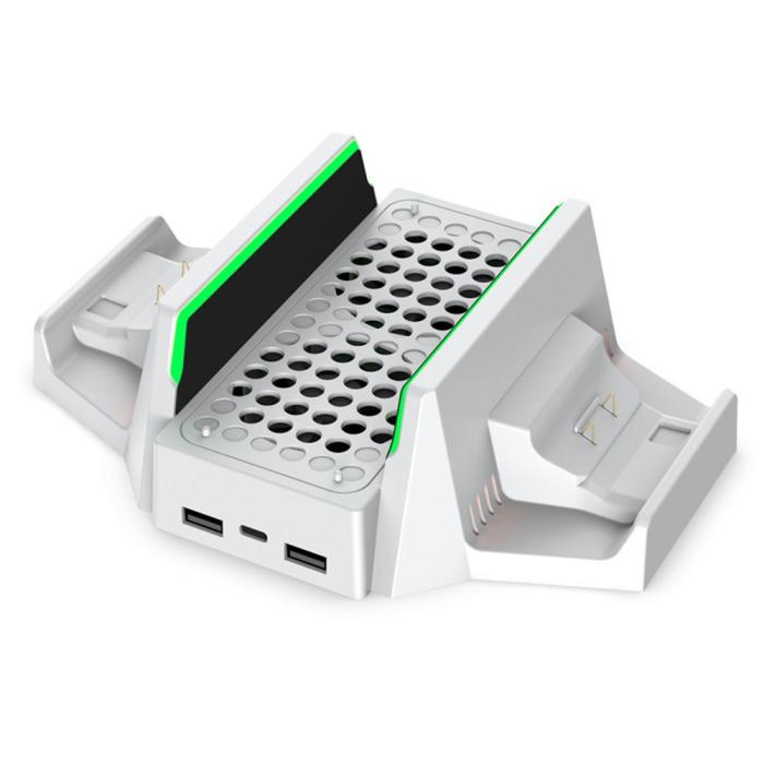 Bild 1, DOBE Xbox S/X Laddningsställ Med Laddare, Kylkning Och Batteripaket