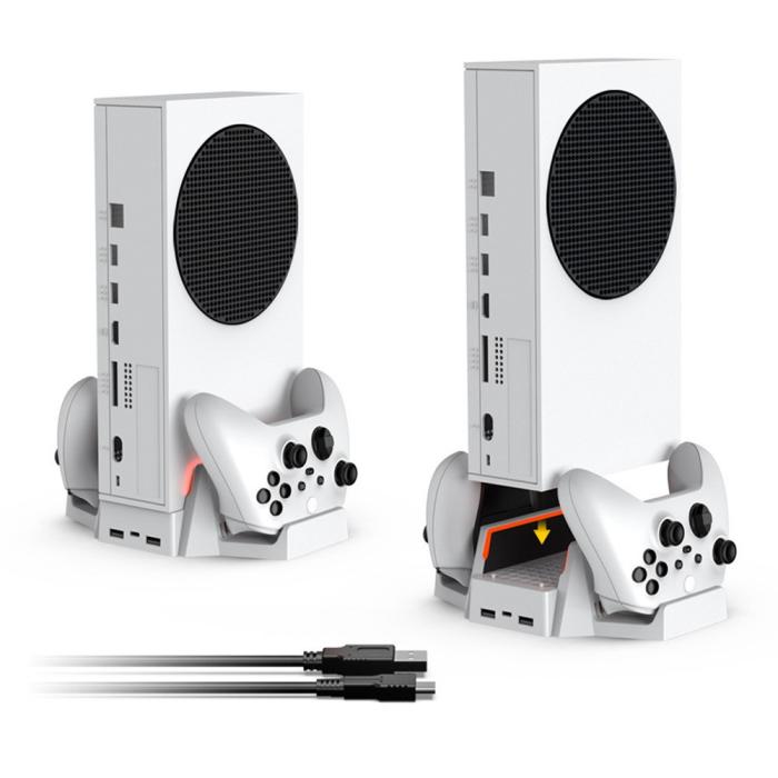 Bild 2, DOBE Xbox S/X Laddningsställ Med Laddare, Kylkning Och Batteripaket