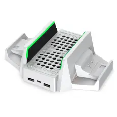 DOBE Xbox S/X Laddningsst&auml;ll Med Laddare, Kylkning Och Batteripaket