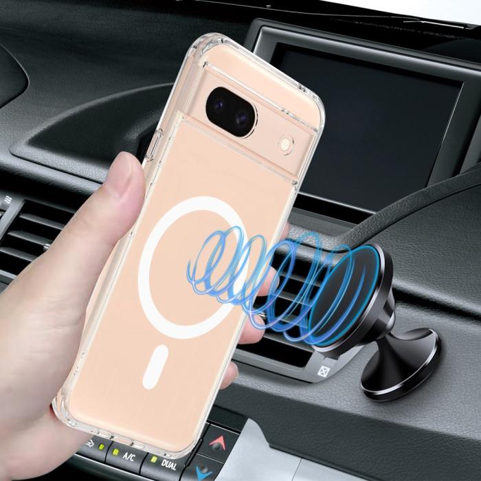 Bild 4, Google Pixel 8A Skal Magsafe Akryl/TPU Transparent