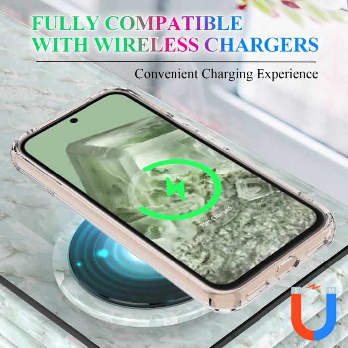 Bild 6, Google Pixel 8A Skal Magsafe Akryl/TPU Transparent