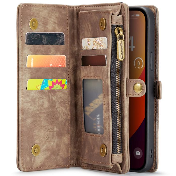 Bild 2, CASEME iPhone 16 Pro Max Fodral Multifunktionell Brun