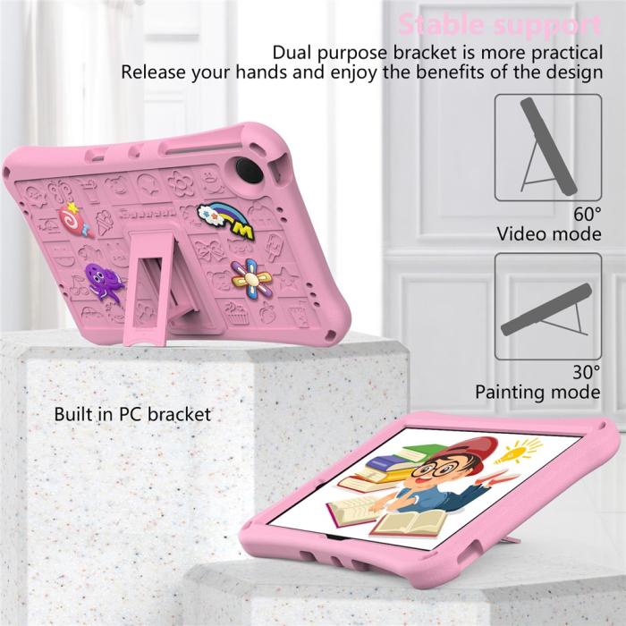 Bild 6, Samsung Galaxy Tab A11 Plus / A9 Plus Skal EVA Kickstand Rosa