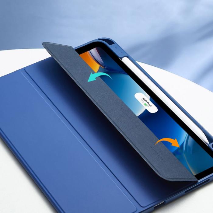 Bild 5, ESR iPad Air 2025-2020 Fodral Rebound Pencil Blue