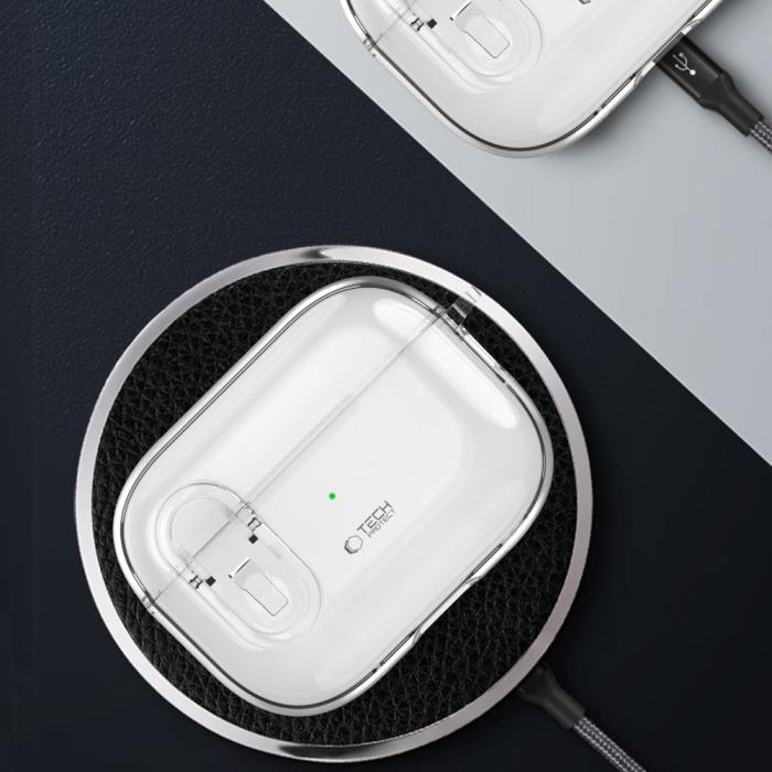 Bild 6, Tech-Protect AirPods Pro 2/1 Skal Slim Hook Transparent