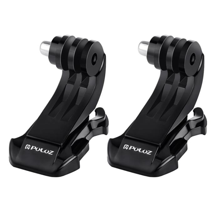 Bild 1, PULUZ 2-PACK J-Hook Snabbfäste För GoPro Svart