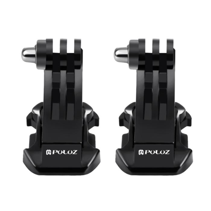 Bild 4, PULUZ 2-PACK J-Hook Snabbfäste För GoPro Svart