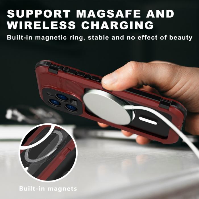 Bild 2, ShellBox iPhone 14 Pro MagSafe IP68 Aluminium Vattentät Skal