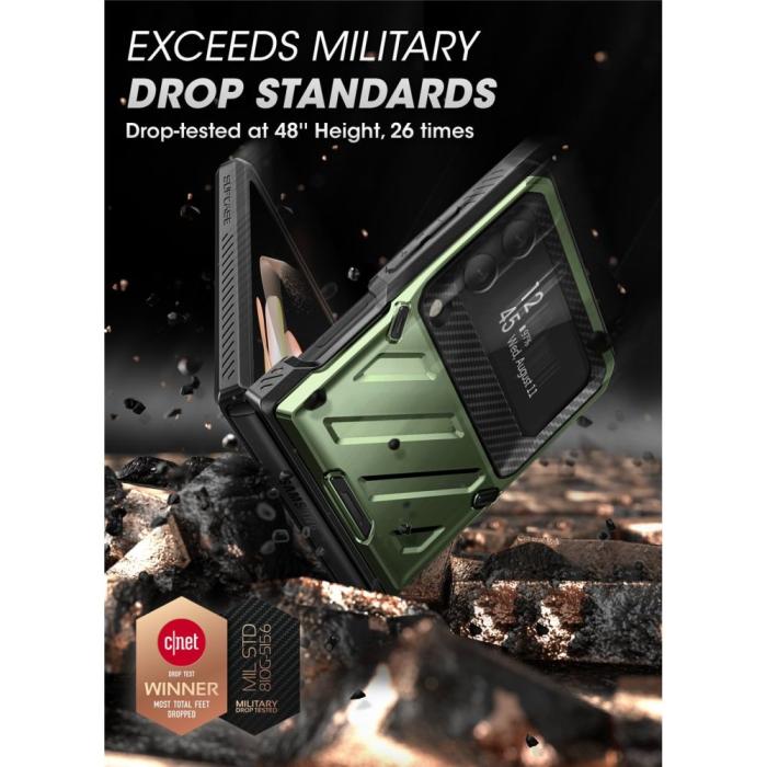 Bild 6, Supcase Galaxy Z Flip 4 Skal Unicorn Beetle Pro Guldan