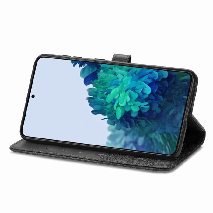 Bild 5, Samsung Galaxy S22 Plus Fodral Mandala Läder Svart
