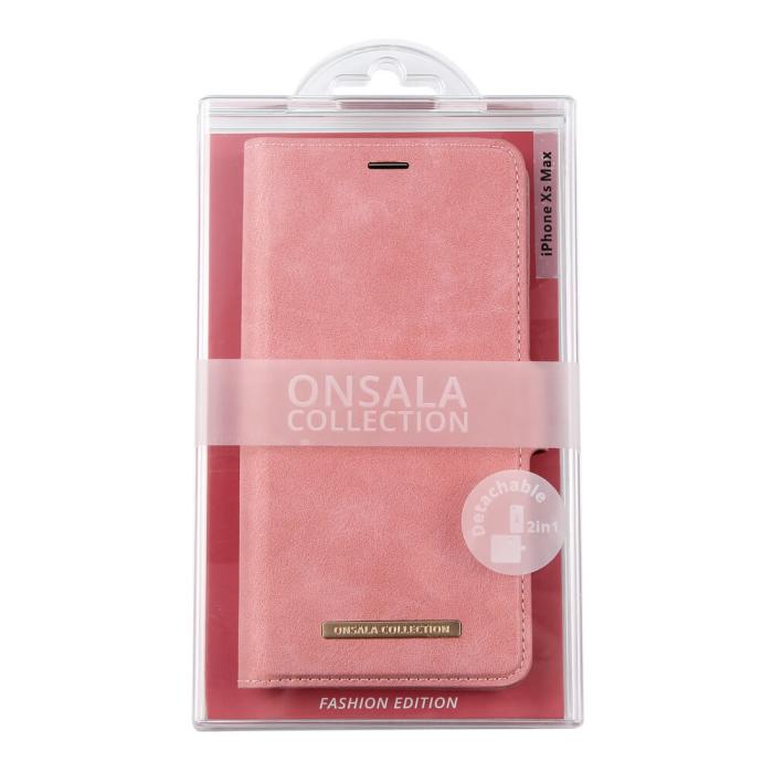 Bild 2, ONSALA iPhone XS Max 2in1 Magnet Fodral / Skal Dusty Pink