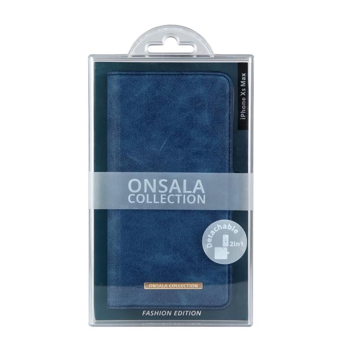 Bild 2, ONSALA iPhone XS Max 2in1 Magnet Fodral / Skal Royal Blue