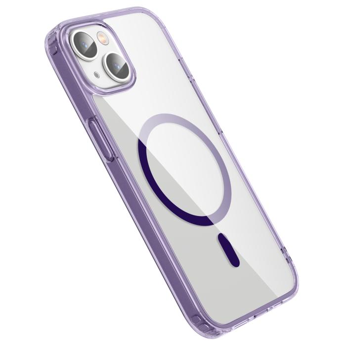 Bild 3, ColorPop iPhone 14 Plus Skal CH MagSafe Transparent/Lila