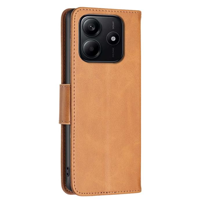 Bild 5, Xiaomi Redmi Note 14 4G Fodral Läder Solid Shark Brun