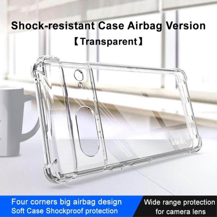 Bild 2, IMAK Google Pixel 7 Skal Shockproof Airbag Transparent