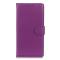 OnePlus Nord N10 5G - Litchi Läder Fodral - Lila