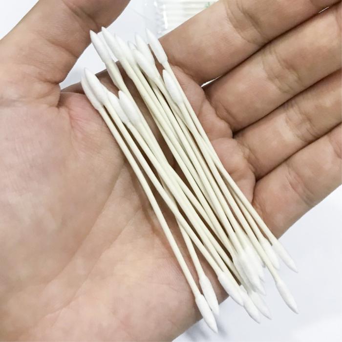 Bild 4, 24-PACK Bomullspinne För Rengöring Av Hörlurar / Ladduttag