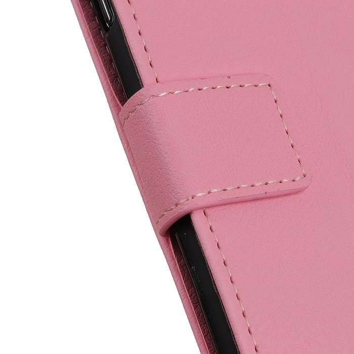 Bild 4, Realme GT 5G - Solid Läder Fodral - Rosa