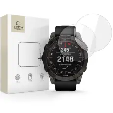 Tech-Protect Garmin Fenix 7 / 7 Pro 2-PACK Sk&auml;rmskydd GlassFit+