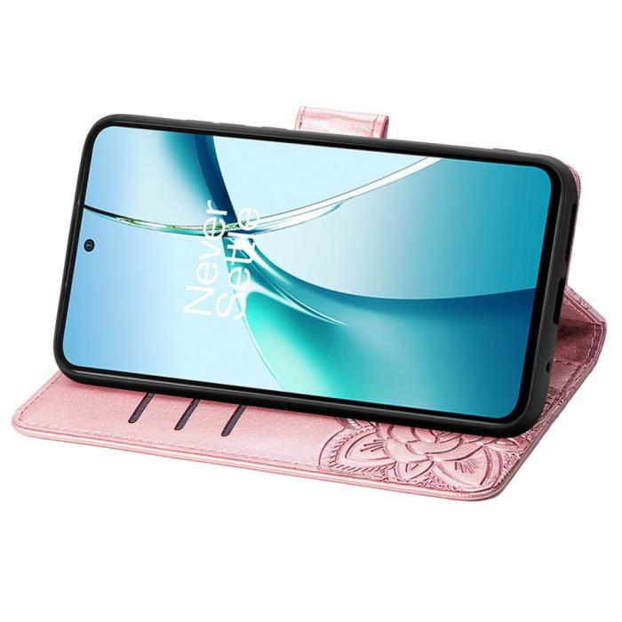 Bild 4, Samsung Galaxy S25 Edge Fodral Med Fjäril Tryck Roséguld