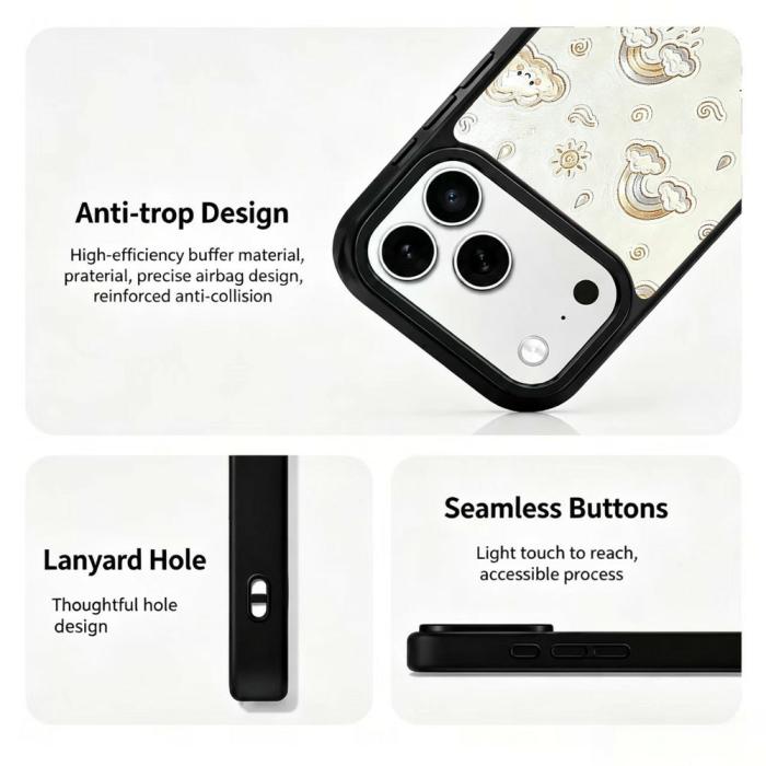 Bild 3, iPhone 18 Pro / 17 Pro Skal MagSafe UV-Mönster Regnbåge