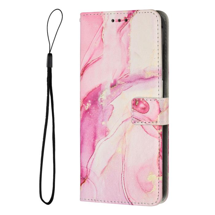 Bild 2, Xiaomi 17T Fodral Läder Marmor Rosa