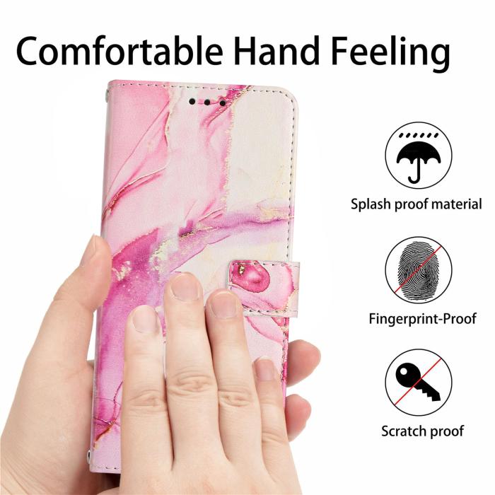 Bild 3, Xiaomi 17T Fodral Läder Marmor Rosa