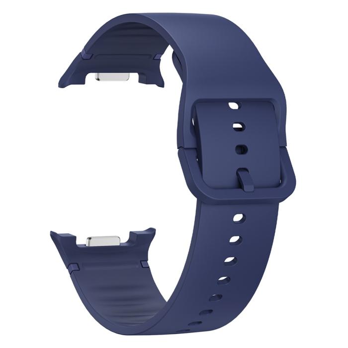 Bild 2, KALEBOL Galaxy Watch 8 46/44/40 mm Armband Silikon Mörk Blå