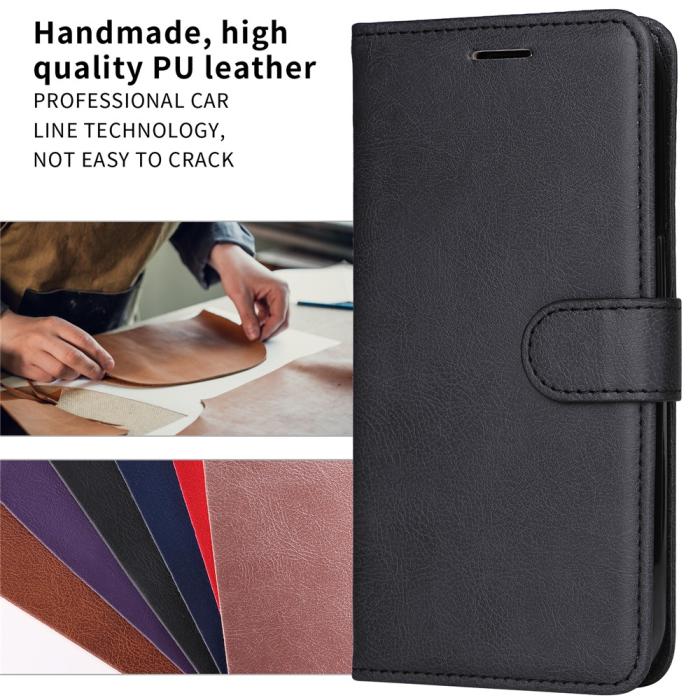 Bild 4, Motorola Edge 60 / 60 Pro / 60 Fusion Fodral Läder Svart