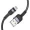 Tech-Protect 1m 2.4A Lightning UltraBoost Laddkabel Svart