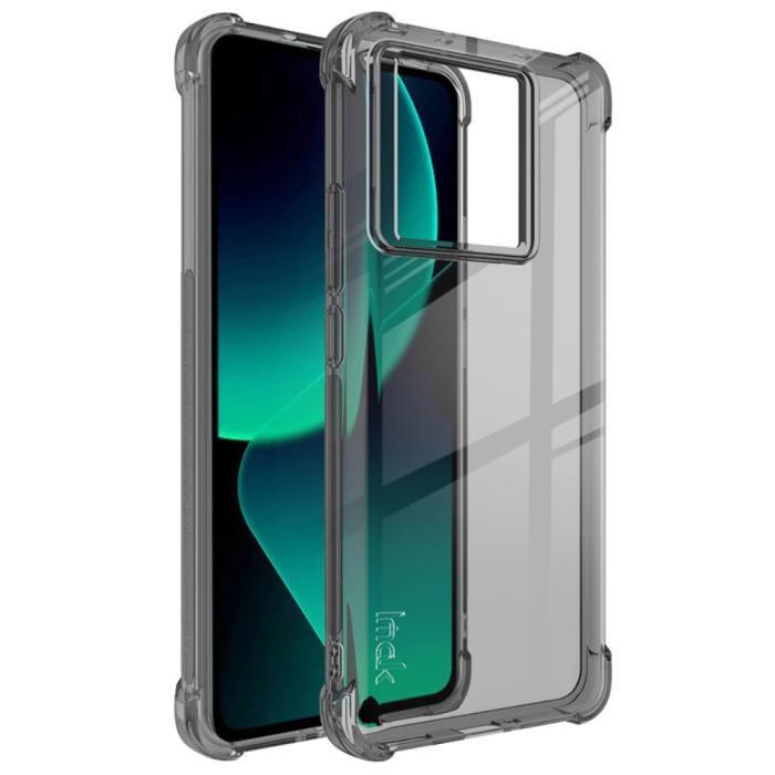 Bild 1, IMAK Xiaomi 13T / 13T Pro Skal Shockproof TPU Tonad Svart