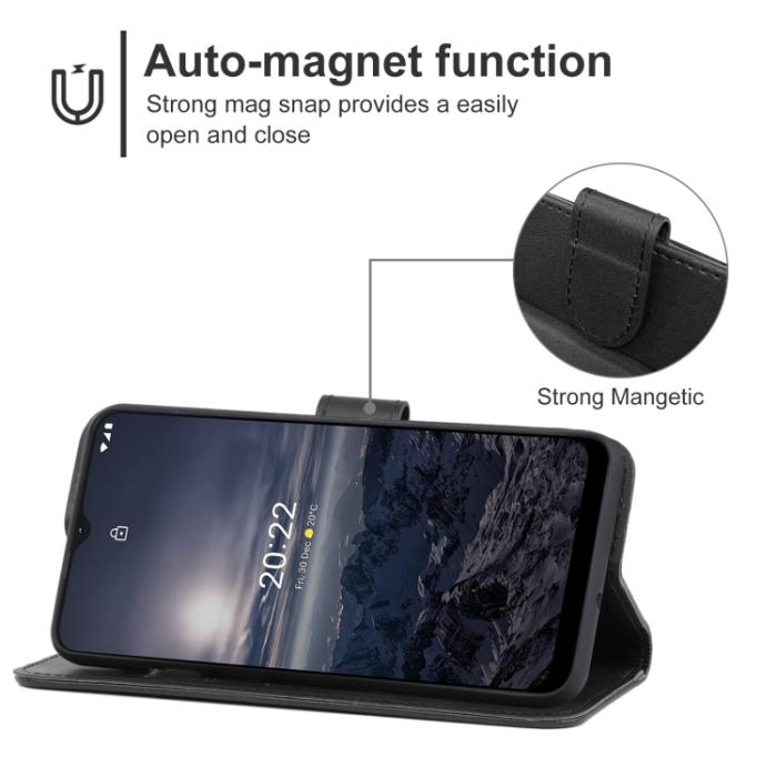 Bild 4, Nokia G11 / G21 Fodral Läder Svart