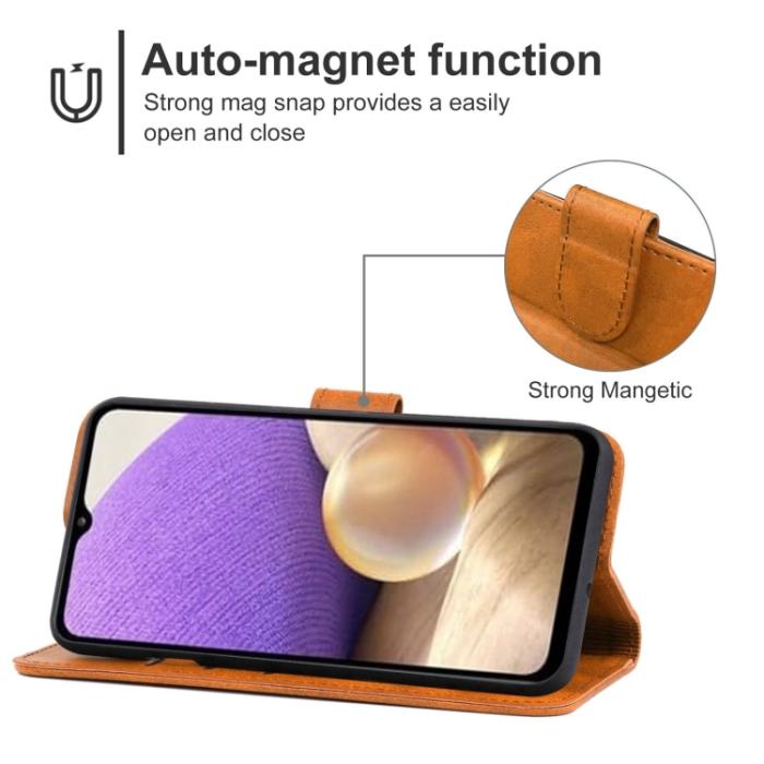 Bild 4, Samsung Galaxy A33 5G Fodral Läder Brun