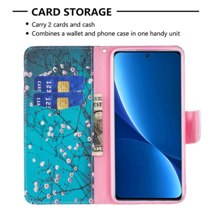 Bild 5, Xiaomi 12 Pro Fodral Med Tryck Blossom