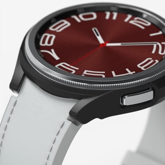 Bild 4, Ringke Galaxy Watch 6 43 mm 2-PACK Skal Slim Transparent/Svart