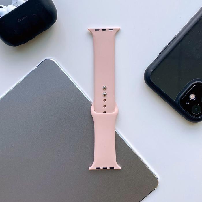 Bild 3, Tech-Protect Apple Watch 42/44/45/49 mm Armband Iconband Pink Sand