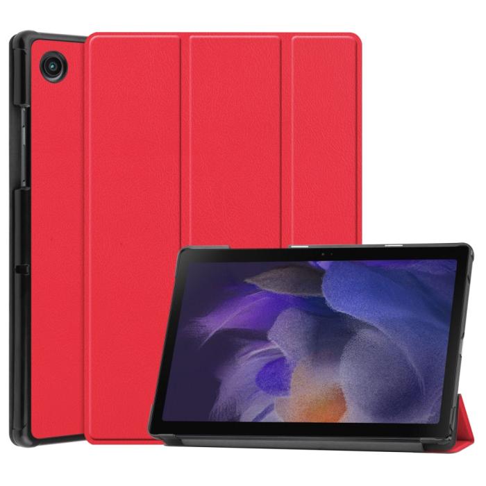 Bild 1, Samsung Galaxy Tab A8 10.5 (2021) Fodral Tri-Fold Shockproof Röd