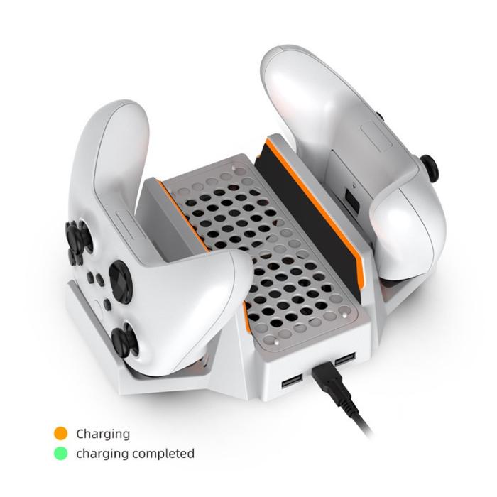 Bild 4, DOBE Xbox S/X Laddningsställ Med Laddare, Kylkning Och Batteripaket