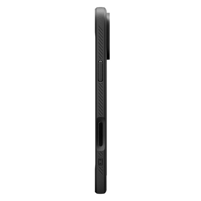 Bild 5, Spigen iPhone 17 Pro Skal MagSafe Rugged Armor Matt Svart