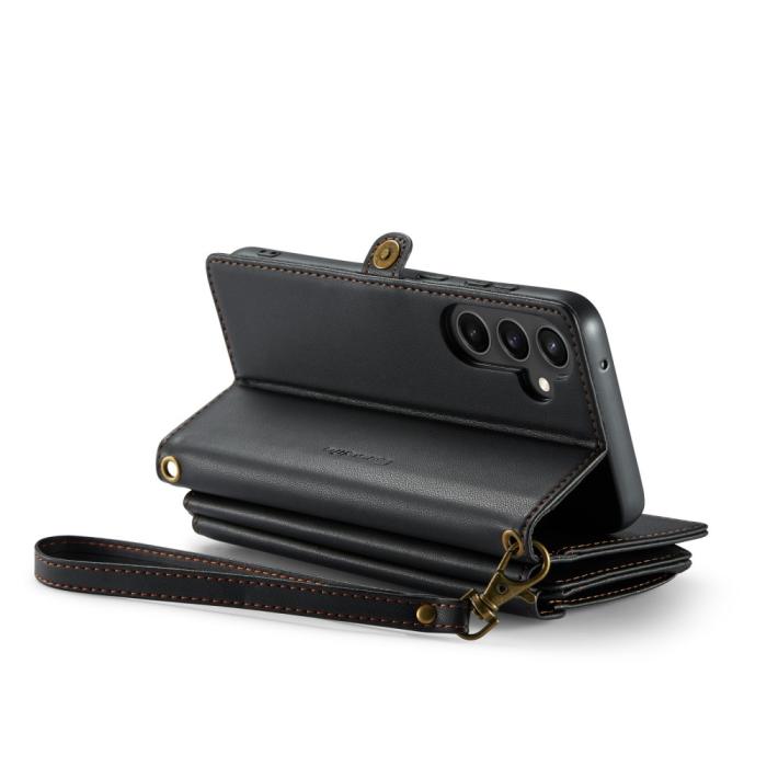 Bild 4, CASEME Samsung Galaxy S23 FE Plånboksfodral Svart