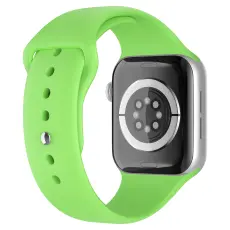 Apple Watch 38/40/41/42 mm Silikon Armband (S/M) Grön
