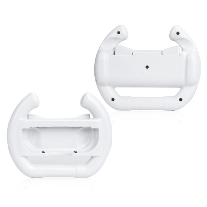 Bild 1, DOBE 2-PACK Ratt / Wheel Pair Nintendo Switch Joy-Con Vit