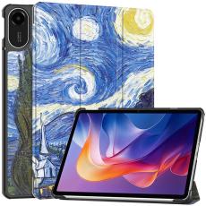 Xiaomi Redmi Pad 2 Fodral Tri-Fold Brush Painting