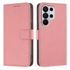 Samsung Galaxy S26 Ultra Fodral Solid L&auml;der Rosa